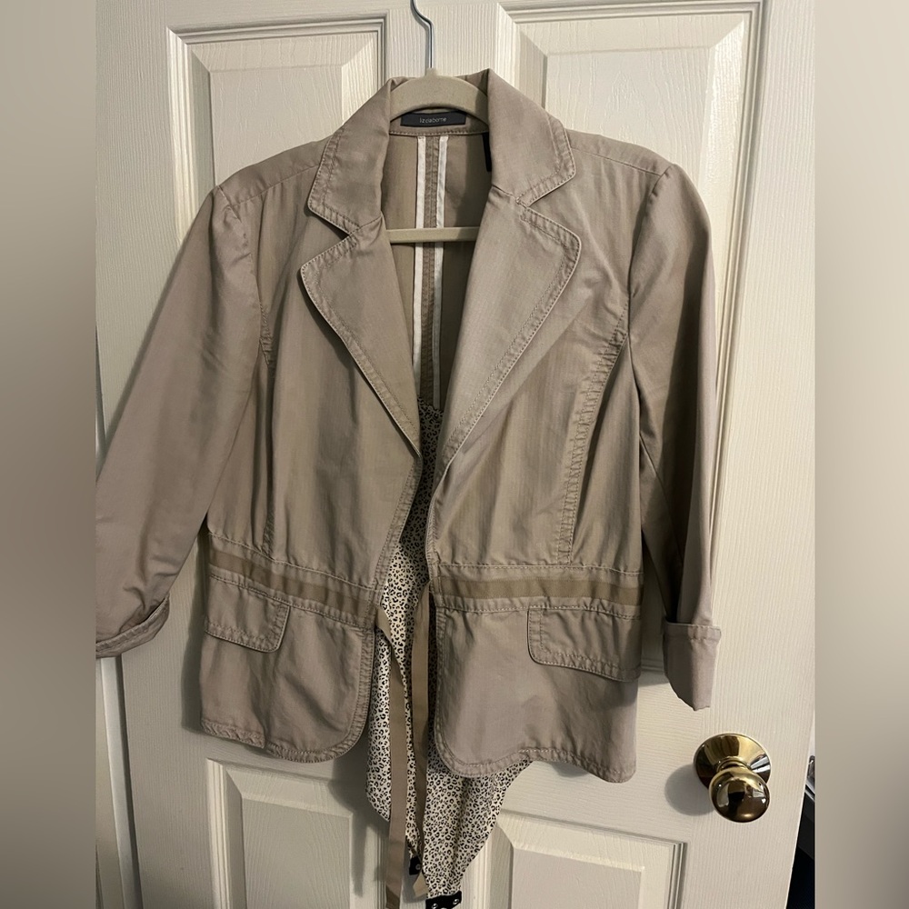 Tan/beige blazer jacket